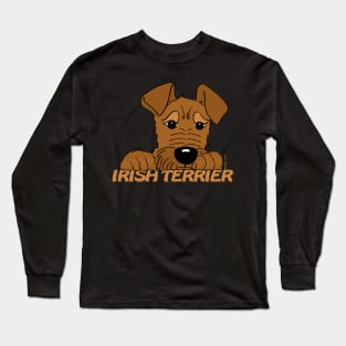 Cute Irish Terrier Long Sleeve T-Shirt